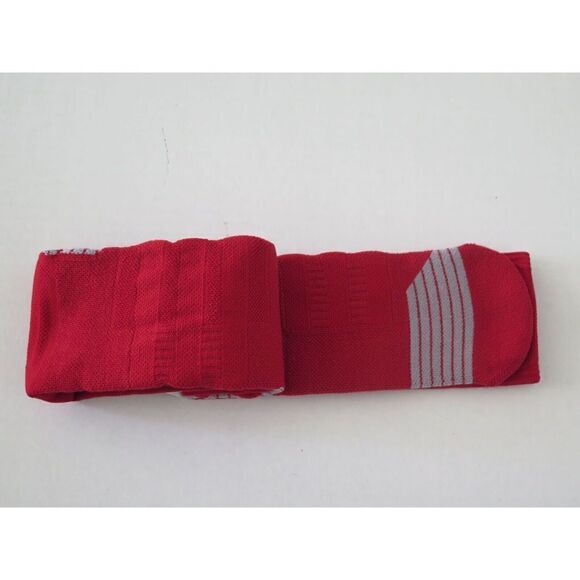 adidas 5145738C Men's Sz L Red Alphaskin Maximum Cushioned Crew Socks, 1 Pair - Picture 4 of 6